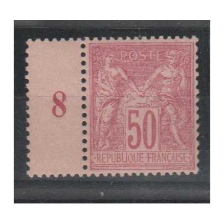 1884 -90 FRANCIA FRANCE SAGE II TIPO UNIF N 98 -1 VAL MLH MF52996