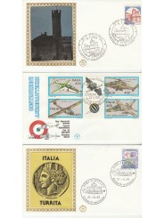 1982 FDC FILAGRANO GOLD ITALIA REPUBBLICA ANNATA COMPLETA 24 +1 FDC NON VIAGGIATE MF53025