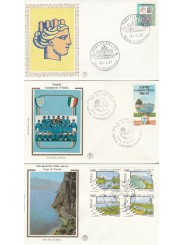 1987 FDC FILAGRANO GOLD ITALIA REPUBBLICA ANNATA COMPLETA 26 +1 FDC NON VIAGGIATE MF53030