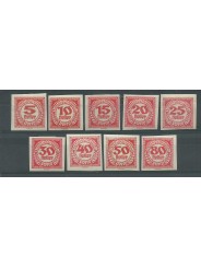 1920-21 AUSTRIA OSTERREICH SEGNATASSE NUOVO TIPO N.D. 9 V MLH MF27034