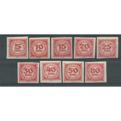 1920-21 AUSTRIA OSTERREICH SEGNATASSE NUOVO TIPO N.D. 9 V MLH MF27034