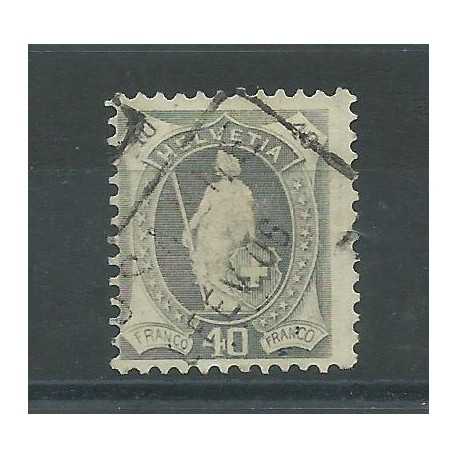 1904 SVIZZERA ALLEGORIA 40 c GRIGIO 1 VAL MNH UNIF N 92 MF16803
