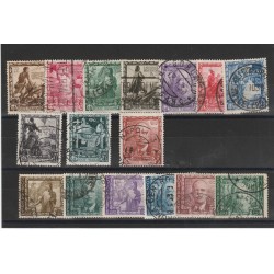1938 REGNO SERIE PROCLAMAZIONE IMPERO 16 VALORI USATI MF41063