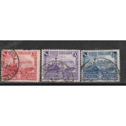 1939 CENTENARIO FERROVIE 3 VALORI USATI MF 53124