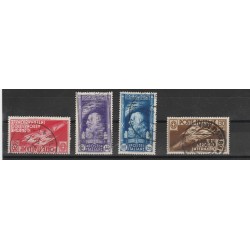 1936 REGNO SERIE SALONE AERONAUTICO 4 VALORI USATI MF53151