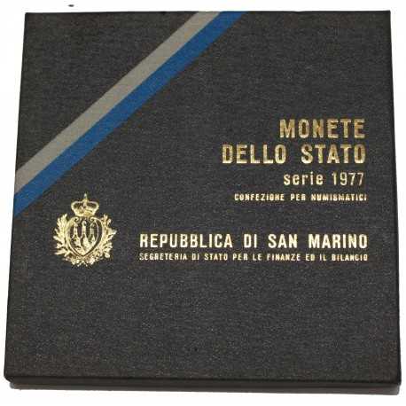 1977 SAN MARINO DIVISIONALE ECOLOGIA 9 MONETE FDC MF24455
