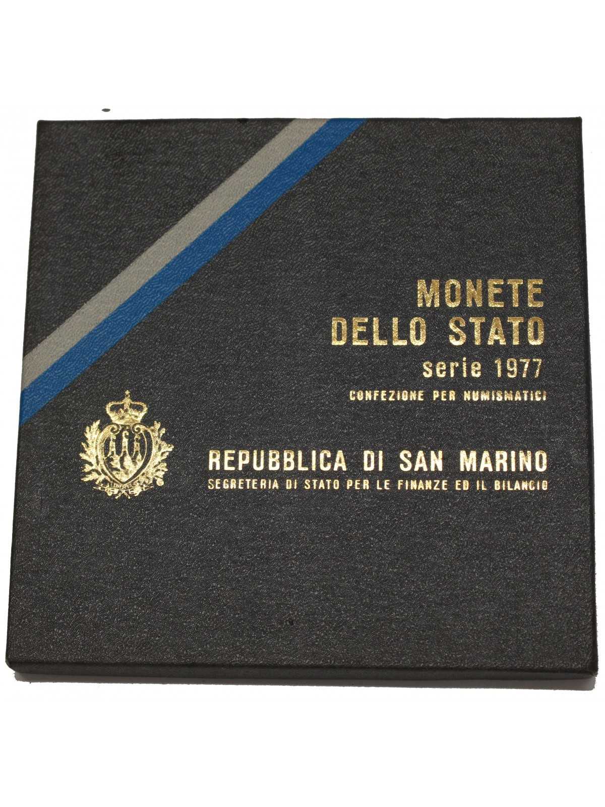 1977 SAN MARINO DIVISIONALE ECOLOGIA 9 MONETE FDC MF24455 1977 SAN MARINO DIVISIONALE ECOLOGIA 9 MONETE FDC MF24455