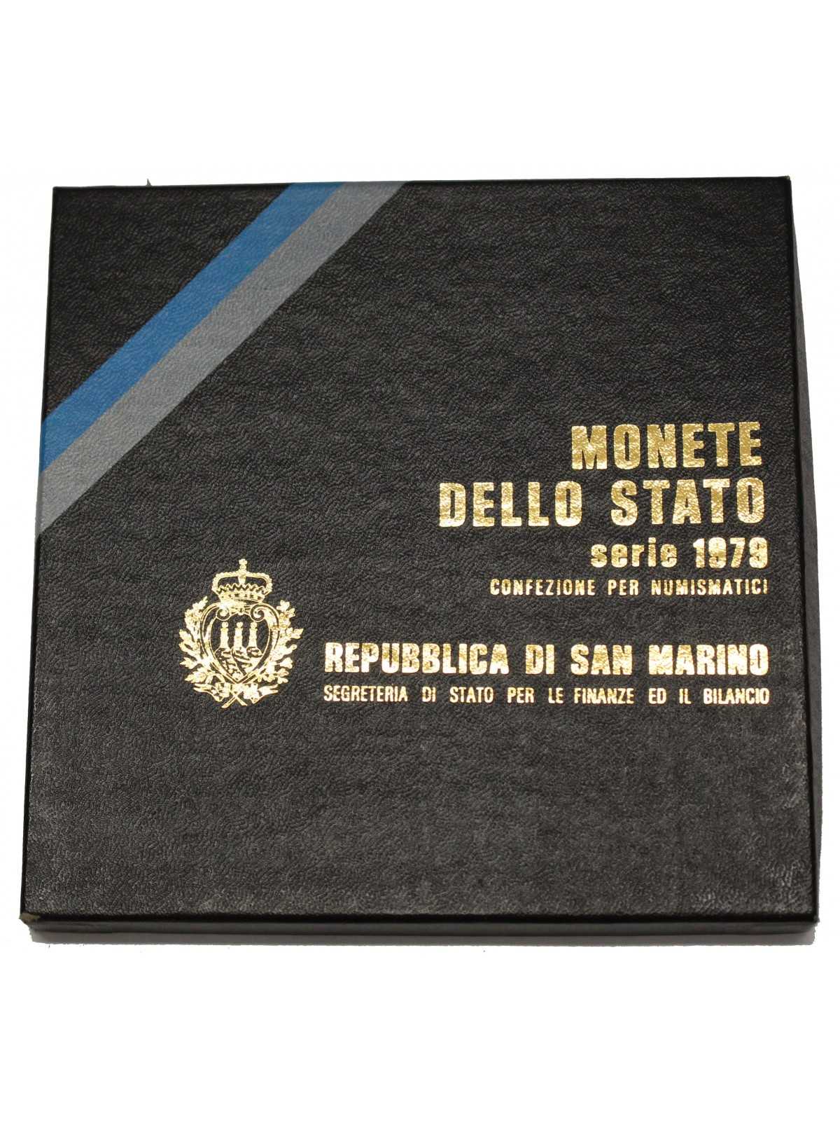 1979 SAN MARINO DIVISIONALE ORGANI DELLO STATO 9 MONETE FDC MF24457