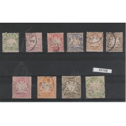 BAVIERA BAYERN 1881 SEMMA IN RILIEVO 10 VAL USATI MF53159