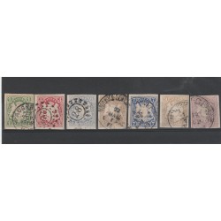 BAVIERA BAYERN 1867-68 SEMMA IN RILIEVO 10 VAL USATI MF531620