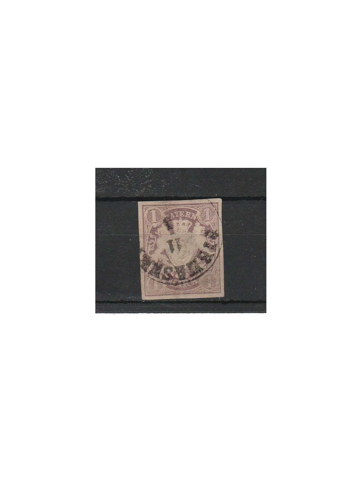 BAVIERA BAYERN 1874 -75 SEMMA MODIFICATO 1 VAL N° 36 USATI MF53164
