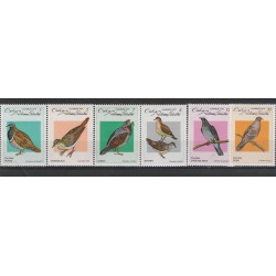 CUBA 1979 PICCIONI SELVATICI 6 VAL MNH MF53268