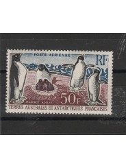 1963 TAAF TER ANTARTICO FRANCESE PINGUINI DI ADELIE 1 VAL MNH MF53274