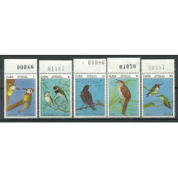 CUBA 1977 UCCELLI DI CUBA 5 V MNH MF53266