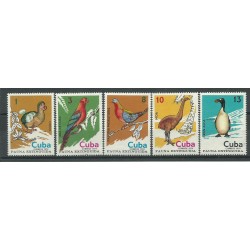 CUBA 1974 FAUNA ESTINTA 5 V MNH MF53261