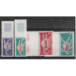 NUOVA CALEDONIA 1972 CONCHIGLIE 8 VAL MF53312