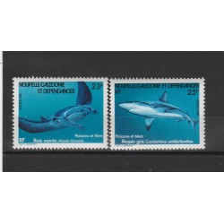 NUOVA CALEDONIA 1981 FAUNA MARINA 2 VAL MF53307