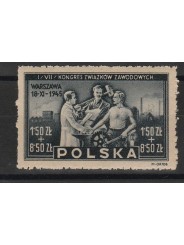 1945 POLONIA POLSKA CONGRESSO SINDACATI 1 V MNH MF53347