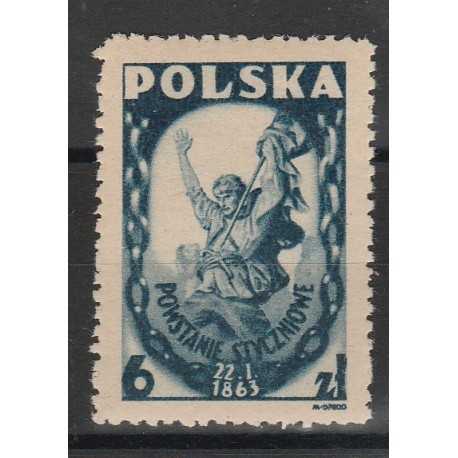 1946 POLONIA POLSKA RIVOLTA DI GENNAIO 1V MNH MF53346