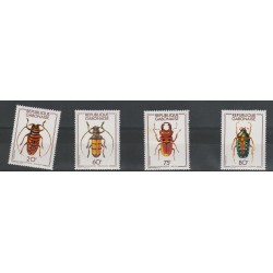 GABON 1978 COLEOTTERI 4 VAL MNH MF53427