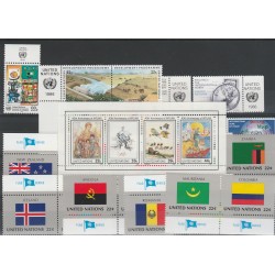 1986 ONU ANNATA COMPLETA 25 V + 1 BF CON APPENDICE MF53588