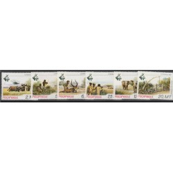 MOZAMBICO MOCAMBIQUE 19781 SERIE EXPO CACCIA 6 VAL MNH MF53652