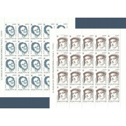 1996 VATICANO (EUROPA 1996) 2 MINIFOGLI DI 20 VAL. NUOVI MNH MF27174