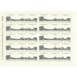 1991 VATICANO SINODO VESCOVI PRO EUROPA FOGLIO DI 30 V. NUOVI MNH MF27213