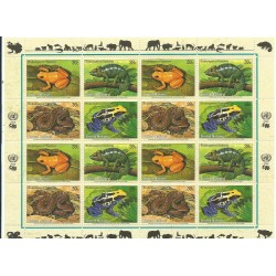 2006 ONU O.N.U. NEW YORK PROTEZIONE NATURA RETTILI MINIFOGLIO 1 MF MNH MF27304