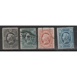 1875 GUATEMALA ALLEGORIA 4 VAL USATI MF53826