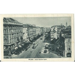 CARTOLINA LOMBARDIA MILANO CORSO BUENOS AYRES NON VIAGGIATA MF27356