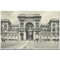 CARTOLINA LOMBARDIA MILANO GALLERIA VITTORIO EMANUELE VIAGGIATA MF27368