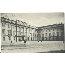 CARTOLINA LOMBARDIA MILANO IL PALAZZO REALE VIAGGIATA MF27374
