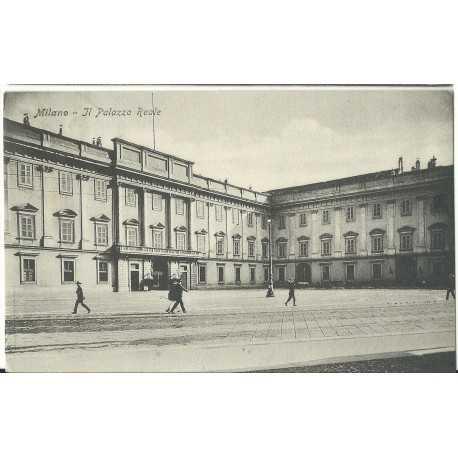 CARTOLINA LOMBARDIA MILANO IL PALAZZO REALE VIAGGIATA MF27374