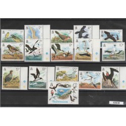 ASCENSION 1976 UCCELLI BIRDS 16 VAL NUOVI MNH MF53638