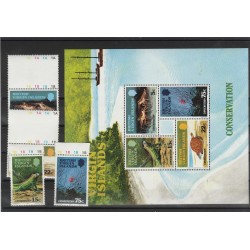VIRGIN ISLANDS 1972 FAUNA CONSERVAZIONE NATURA 4 V MNH MF53879