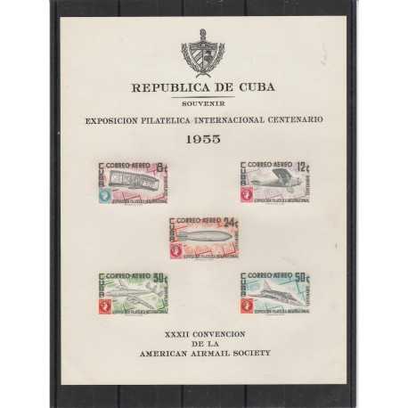 1955 CUBA EXPO FILATELICA 1 BF - S G - MF53939