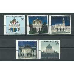 2000 VATICANO VATICAN CITY AUTOMATICI FRAMA BASILICHE 5 VALORI MNH MF25091