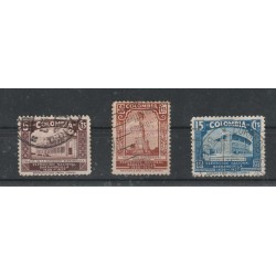 COLOMBIA 1937 EXPO' BARRAMQUILLA 3 VAL USATI MF541735