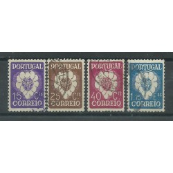 1938 PORTOGALLO PORTUGAL CONGRESSO VITE E VINO 4 VAL. USATI MF51595