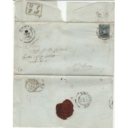 TOSCANA 1860 - 20 cent GOVERNO PROVV SASS N 20 BUSTA MF54314