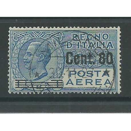 1927 REGNO ITALIA POSTA AEREA EFFIGIE SOPRAST. USATO CILIO MF27519