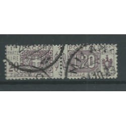 1922 REGNO PACCHI POSTALI 20 LIRE LILLA 1 VAL USATO CERT CILIO MF27536