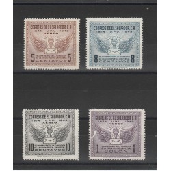 EL SALVADOR 1948 MORTE ROOSEVELT 2 VBF MNH MF53885
