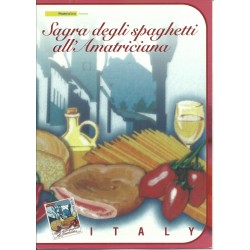 2008 REPUBBLICA ITALIANA FOLDER SPAGHETTI ALL'AMATRICIANA MADE IN ITALY