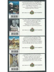 2007 SAN MARINO CODICE A BARRE ARTISTI 4 V. MNH MF27543