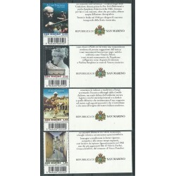 2007 SAN MARINO CODICE A BARRE ARTISTI 4 V. MNH MF27543