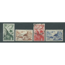 ALGERIE ALGERIA 1949 / 53 POSTA AEREA AEREO IN VOLO 4 VALORI USATI MF27587