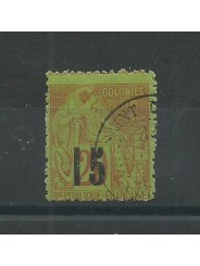 SENEGAL 1887 ALLEGORIA DELLE COLONIE SOPRAST. 5 TIPO USATO YV n. 5d MF27598