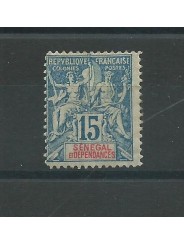 SENEGAL et DEPENDANCES 1892 / 93 ALLEGORIA DELLE COLONIE MLH YV n. 13h MF27600